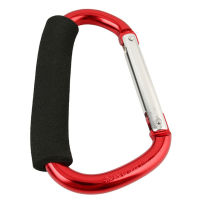 1pcs Clip Handle Soft Camping Buckle Hook Outdoor Carabiner Alloy Large D-shape