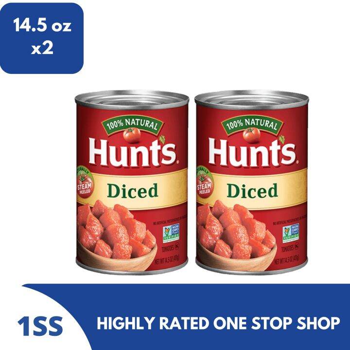 Hunt's Diced Tomatoes, 14.5oz set of 2 Lazada PH