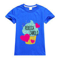 Rebecca Zamolo 100% Cotton Bottoming เสื้อเด็กครึ่งแขน Bottoming เสื้อ Tshirt ฤดูร้อนเด็กผ้าฝ้าย Tshirt