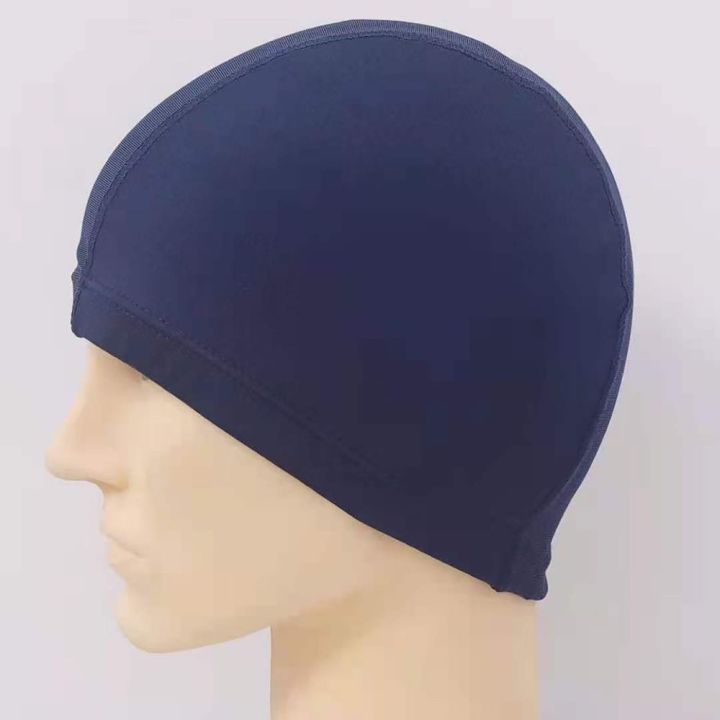 scape-สีทึบปกป้องหูผ้ายืดโพกศีรษะผู้ใหญ่ชายหญิงหมวกว่ายน้ำหมวกอาบน้ำหมวกว่ายน้ำหมวกว่ายน้ำ