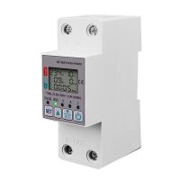 Tuya 63A 110V 220V WiFi Energy Meter Kwh Metering Switch Timing Function with Voltage Current and Leakage Protection Easy Install