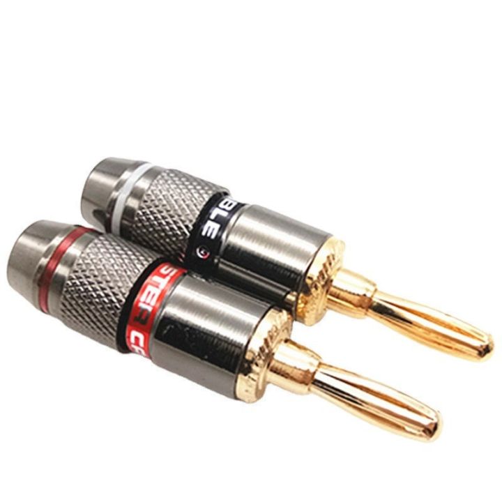 8pcs-4mm-banana-plug-24k-gold-plated-pure-monster-copper-speaker-adapter-screw-plugs-audio-connectors