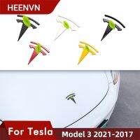 Caoshสมุดฉีก☬Heenvn Model3สติกเกอร์โลโก้ด้านหลังสำหรับรถ Tesla รุ่น3 2021อุปกรณ์เสริมคาร์บอนไฟเบอร์รถโมเดล Y รุ่นสาม