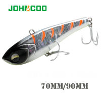 JOHNCOO 70 มม./90 มม.การสั่นสะเทือน Sinking Lures ฤดูหนาวตกปลา Lure Lipless VIB ตกปลา Lure Wobbler ICE BALANCE ตกปลา PIKE-Luqiande