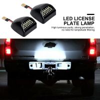 ไฟป้ายทะเบียนรถยนต์ Led 2ชิ้นสำหรับเชฟโรเลตซิลเวอร์ราโด Gmc Sierra 1500 2500ไฟท้ายป้ายไฟไฟป้ายทะเบียนรถยนต์