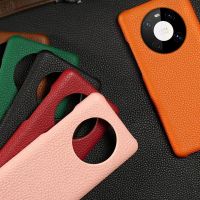 ↂ✸▬ LANGSIDI Fashion Genuine leather case For HUAWEI mate 50 40 pro 30 20 lite p50 p40 p30 honor magic 5 pro 3 Luxury leather cover