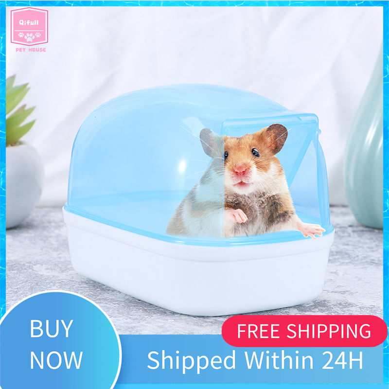 Random Toy Toilet Plastic Hamster Bathtub Pet Hamster Bathroom Sand Room 