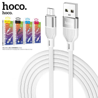 Hoco HK21 Data Cable สายชาร์จแบบลวด TPE 3A mAh สายชาร์จ Micro USB 1เมตร (แท้100%)