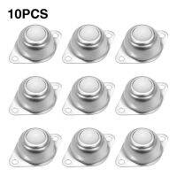 10pcs Quiet Furniture Roll Trolley Ball Caster Wheel Durable Transfer Unit Heavy Duty For Conveyor Screw Mounted Rotation Nylon Furniture Protectors