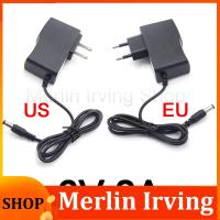 Merlin Irving Shop 6V 2A 2000ma AC DC Power supply Adapter plug Converter Charger plug For LED Strip Light CCTV Switch 5.5x2.5mm US/EU 100V-240V