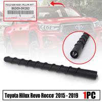 * ของแท้ * เสาอากาศ ยาว 18 ซม. ลายเกลียว รุ่น โตโยต้า ไฮลักซ์ รีโว่ TOYOTA HILUX REVO ปี 2015 - 2019 สีดำ 1 ชิ้น