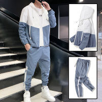 2021 spring and autumn mens casual suit hoodie + pants mens jogging Harajuku sportswear mens training sports shirt track suit