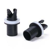 1PC Black PVC Nylon Air Valve Caps Screw Hose Adapter Raft Foot Pump Inflatable Boat Connector Fishing Kayak Water Sports Tools Valves