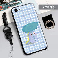 เคส TPU แบบนิ่มสำหรับ VIVO Y83เคสโทรศัพท์คลุมทั้งหมดสายรัดและฝามีที่ถือวงแหวนโทรศัพท์กันรอยขีดข่วนแบบแฟชั่น