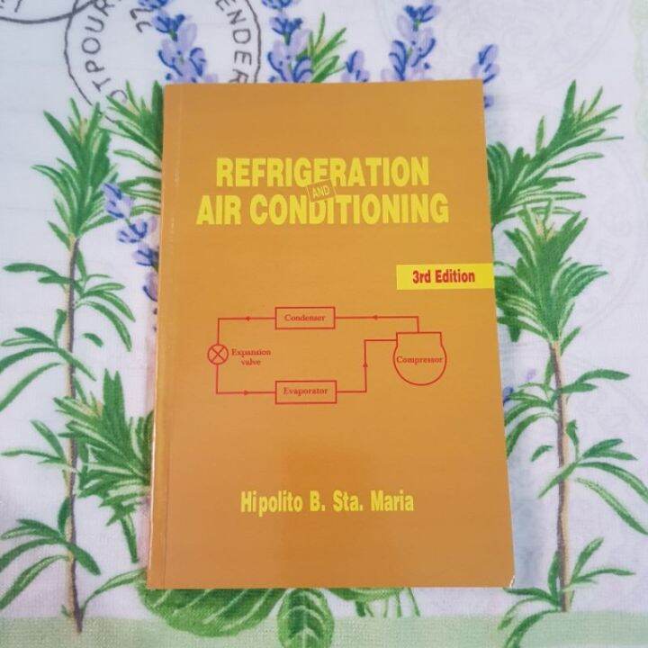 Refrigeration and Airconditioning 3rd edition By Sta Maria Lazada PH