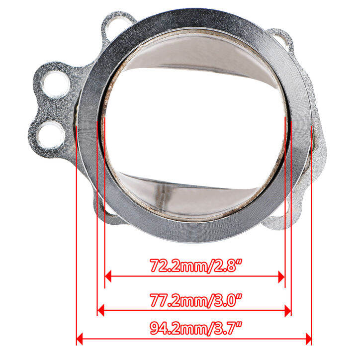 turbo-adapter-หน้าแปลน-t25-t28-gt25-gt28-8-bolt-ถึง3-76mm-v-band-turbo-outlet-down-หน้าแปลนอะแดปเตอร์จัดส่งฟรี