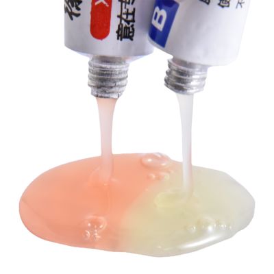 【CW】 2pcs Super A/B Glue Epoxy Adhesive Resin Immediate Pegame for Metal Wood Glass Ceramics Rigid Plastic