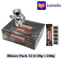 Kopiko Blister Pack x 12 Packs โกปิโก้ลูกอมกาแฟ แบบแผง บลิสเตอร์แพ็ค 12 แพ็ค กาแฟพกพา กาแฟของนักบินอวกาศ.