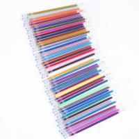 แท่งเติมปากกาเจลคละสี100 100ชิ้น/เซ็ตสำหรับเติมปากกาหมึกสีเจลทาเล็บหลากสีสำหรับเครื่องเขียนกราฟฟิตี้ทาสี