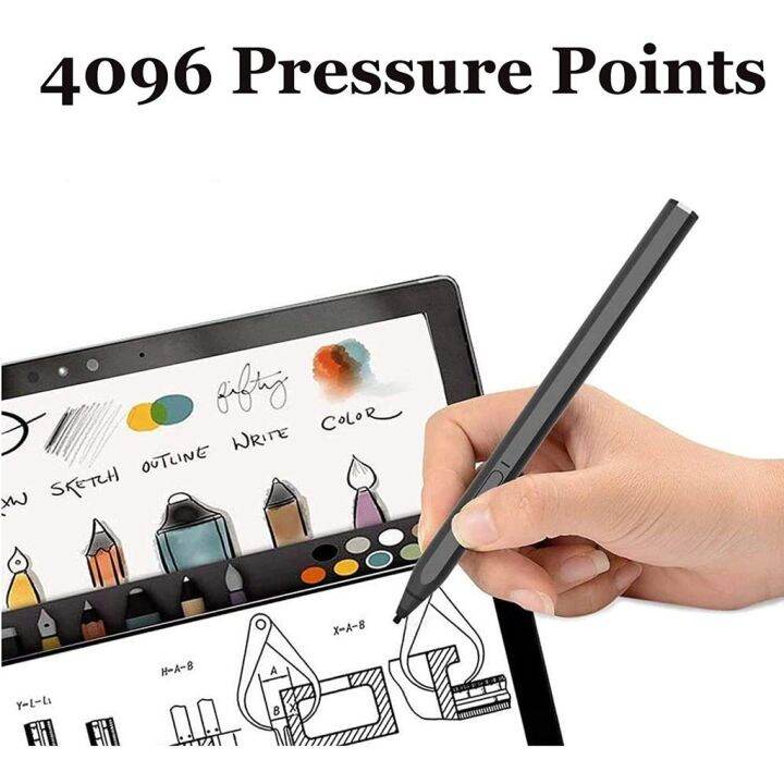 surface-pen-for-microsoft-surface-pro-x-8-7-6-5-4-3-go-book-studio-laptop-4096-pressure-sensitivity-magnetic-rechargeable-dov