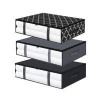 hot【DT】 Underbed Storage Quilt Blanket Bin Wardrobe Sundry Shoes Dust-Proof Organizer