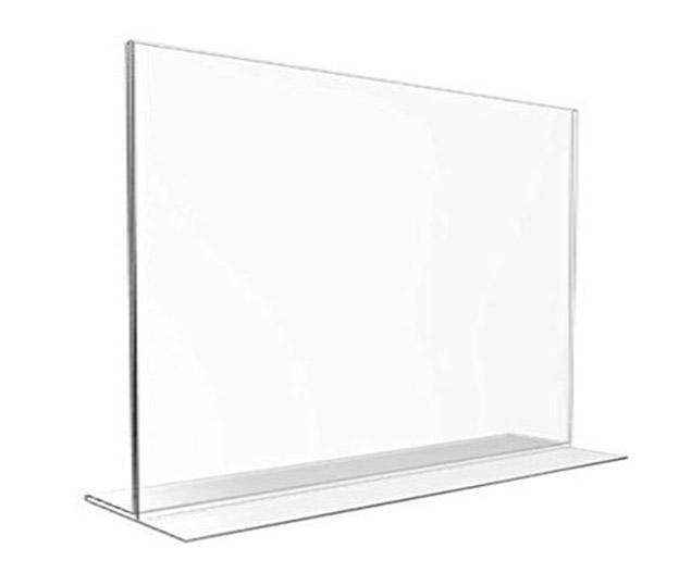 acrylic display stand A4 paper holder (landscape) A010 (5units) Lazada
