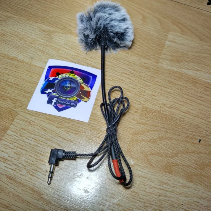3.5mm TRS Mic / Motovlogging Microphone SJCAM,, SUPREMO, AKASO, Lazada PH