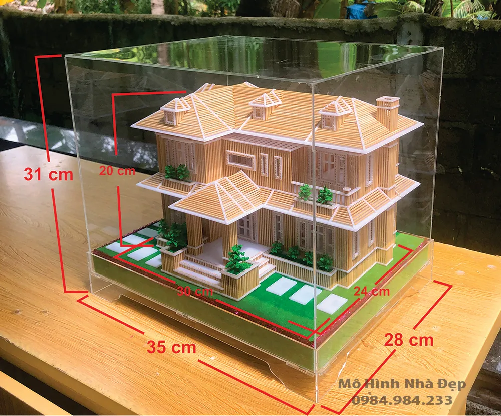 Bộ KIT làm Mô hình Cung Điện Thừa Đức bằng mica acrylic và tăm tre có đèn led Mô Hình Nhà Đẹp Tại Bình Định RaoXYZ #23 Bộ KIT làm Mô hình Cung Điện Thừa Đức bằng mica acrylic và tăm tre có đèn led Mô Hình Nhà Đẹp Tại Bình Định RaoXYZ
