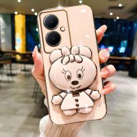 เคสสมาร์ทโฟนพร้อมสต็อกสำหรับ VIVO V29 Y78 Y36 Y02 Y02T Y02A V27 V27e V25e V25 Pro 5G 4G เคสใส่โทรศัพท์น่ารักใหม่พร้อม3D การ์ตูนน่ารัก MN Y27เคสนิ่ม VIVOY78ป้องกัน VIVOY27