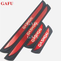 red 4pcs Car Styling For Nissan Qashqai J11 Accessories Door Sill Protector Threshold Scuff Plate Welcome Pedals Covers Trims 2016 2020