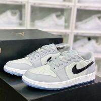 2023 Original J 1 Low Golf "Wolf Grey" Casual Basketball Shoes Sports Sneakers for Men&amp;Women Basketball Shoes