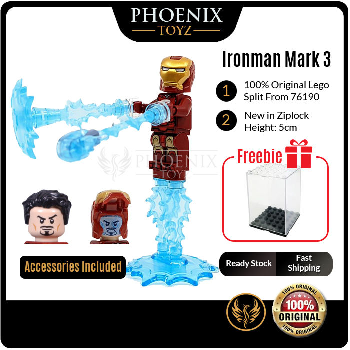 Phoenixtoyz] 100% Original Lego Marvel Superheroes 76190 Ironman Iron-Man  Iron Man Mark 3 Minifigure Sh739 Lego-Minifig (New) | Lazada