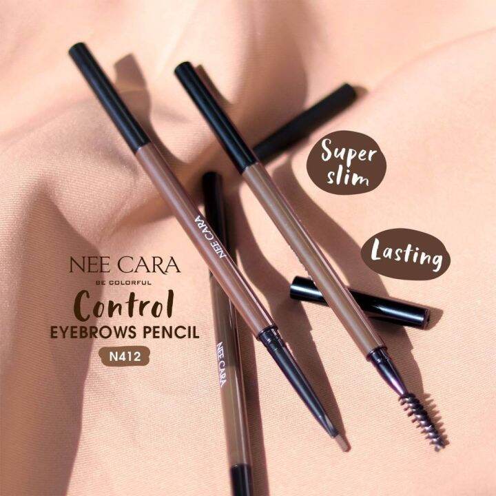 nee-cara-control-eyebrow-pencil-ดินสอเขียนคิ้วสลิม-นีคาร่า-n412