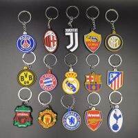 HOT Football Club Silicone Key Chain Backpack Pendant