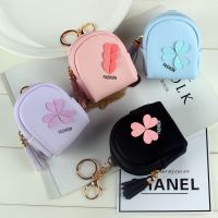 ✱✙❦ Pink Flower Small Bag Women PU Leather Coin Purses Fashion Jelly Handbag Girls Coin Card Holder For Kids Purses Keychain