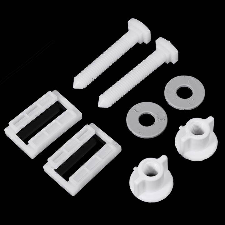 ENJOYIT Bolts PP with Mounting Screws for Toilet Lid Repair Tools