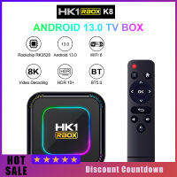 HK1 K8 RBOX 4K RK3528กล่องสมาร์ททีวี Quad Core 64-Bit Cortex-A53 CPU กล่องทีวีเสียงรอบทิศทางชุดเครื่องเล่นดิจิตอลอัจฉริยะสำหรับบ้าน