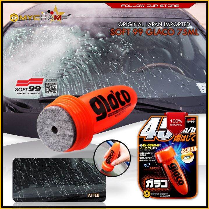 SOFT 99 Glaco RollOn Rain Repellent Coating (Chemical Liquid Super