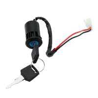 LazaraShop 2 Wire IGNITION SWITCH พร้อม 2 Key สำหรับ Pocket Dirt BIKE ATV Scooter U ks51