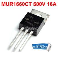 10 ชิ้น mur1660ct TO-220 u1660g ไดโอดฟื้นตัวอย่างรวดเร็วเดิมใหม่