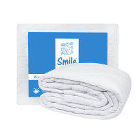 Picasso ผ้ารองกันเปื้อนที่นอน รุ่น Smile สีขาว *แบบยางรัดมุม 4 ด้าน / ผ้าไมโครซาติน