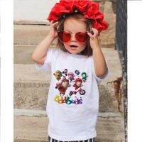 Oddbods Graphic Print Childrens T-shirt Funny Cartoon T-shirt Summer Casual Unisex T-shirt Top