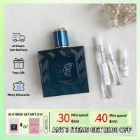 【น้ำหอมผู้ชาย?】ขนาดทดลอง?Eros for men EDT 2ml/5ml/10ml กลิ่นหอมติดทนนาน น้ำหอมราคาถูก ส่งเร็ว?