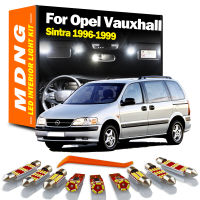 MDNG 16Pcs Canbus โคมไฟในร่มสำหรับ Opel Vauxhall Sintra 1996 1997 1998 1999หลอดไฟ LED ภายในแผนที่โดมชุดไม่มีข้อผิดพลาด