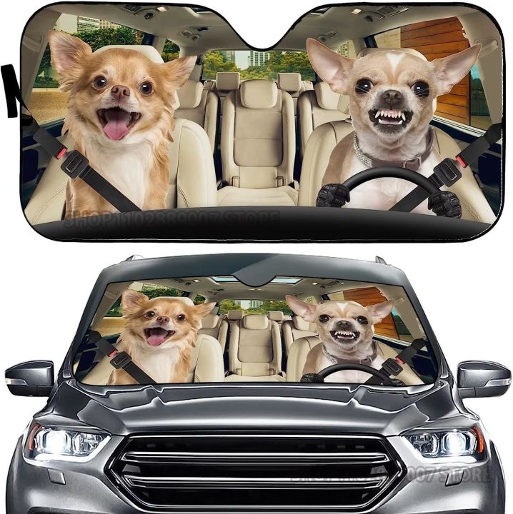 chihuahua-auto-sun-shade-car-windshield-window-cover-cute-chihuahua-dog-family-sun-visor-protector-sunshade-animal-car-decor