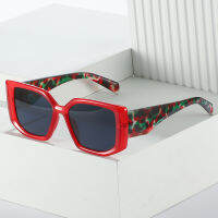 SO &amp; EI แฟชั่น Polygon Square แว่นตากันแดดผู้หญิง R Double สีขากว้าง Shades UV400ผู้ชายแนวโน้ม Gradient Sun Glasses