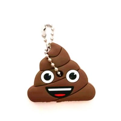 【CW】 Classical Soft Top Cover Chains Cap Keyring Cartoon Silicone Keychain Dust-proof