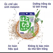 Viên uống trắng da DHC Hatomugi Coix Extract chiết xuất hạt ý dĩ Nhật Bản