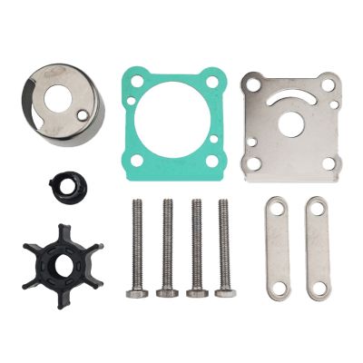 6G1-W0078-A1 Water Pump Impeller Repair Kit for Yamaha Outboards 6 8 HP & Mercury Mariner 6C 6D 8C 11656M 11656T