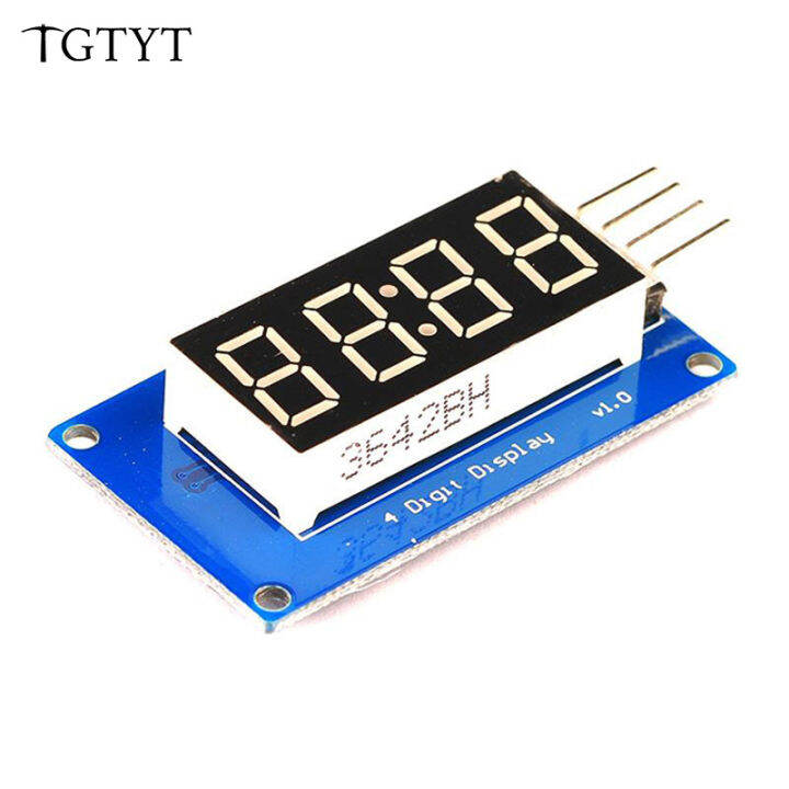 TGTYT 4 Bits TM1637 Digital Tube LED Display Module with Clock for ...